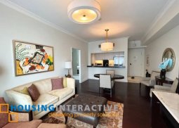 fully furnished 1br unit with parking for sale in raffles residences