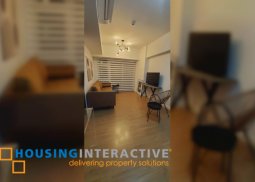 fully furnished 1br unit with balcony for lease in verve residences