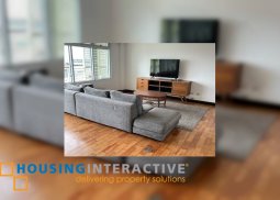 furnished 3br unit with parking for lease in one serendra