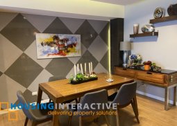 fully furnished 1br unit with balcony and parking