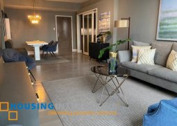 fully furnished 2br unit with parking for lease in proscenium at rockwell