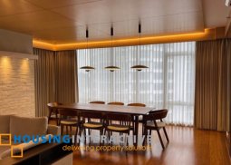 fully furnished 3br unit with balcony and parking for lease in prosecenium at rockwell