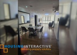 fully furnished 3br unit with parking for lease in two serendra