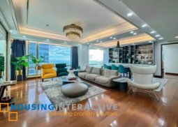 fully furnished 2br unit with parking slots for sale/lease in horizon homes at shangri-la at the fort