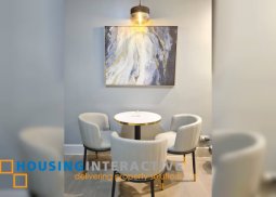 fully furnished studio unit for lease in proscenium at rockwell