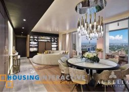 fully furnished 3br unit with parking for sale in aurelia residences