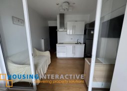 fully furnished 1br unit with balcony for lease in acqua private residences