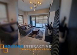 fully furnished 2br unit with balcony for lease in one uptown residences