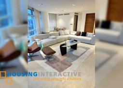 fully furnished 3br unit with parking for lease in two roxas triangle