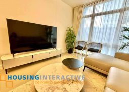 fully furnished 1br unit with parking for rent/sale in west gallery place