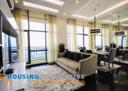 fully furnished 3br penthouse unit with parking for lease in the milano residences