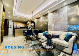 fully furnished 2br unit with parking for sale in the velaris residences