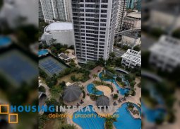 furnished 3br unit with parking lots for lease in proscenium at rockwell