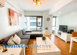 fully furnished 1br unit with parking for lease in the shang grand tower