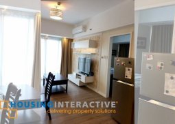 fully furnished 1bedroom unit for rent at the st. francis shangri-la place