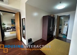 fully furnished 1br unit with balcony and parking for sale in the viridian at greenhills