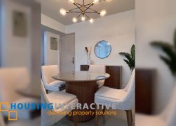 fully furnished 1br unit for lease/rent at the proscenium in rockwell, makati city