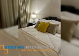 fully furnished 2br corner unit for lease/rent at the proscenium in rockwell, makati city