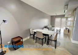 fully furnished 1br high floor unit for lease/rent at the proscenium in rockwell