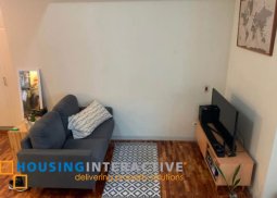 fully furnished studio unit with parking for lease in one legaspi park