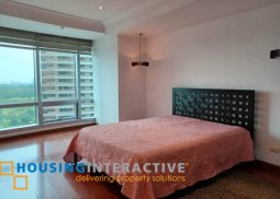 semi-furnished 2br unit with balcony and parking for lease in one mckinley place