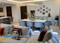 fully furnished 3br unit with parking for lease in the suites