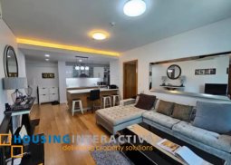 fully furnished 1br unit with balcony and parking