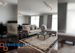 fully furnished 3br unit with parking for sale in one roxas triangle