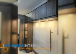 fully furnished 1br unit w/ balcony for sale at fame residences (tower 3), mandaluyong city