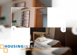 fully furnished 2br unit with parking for sale in park terraces