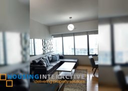 fully furnished 1br unit with parking for lease in one rockwell