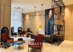 semi-furnished 1br unit with balcony and parking for lease in the maple at verdant towers