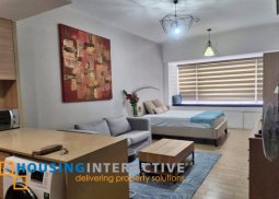 fully furnished studio unit for sale in one shangri-la place