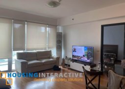 fully furnished 1br unit with balcony and parking for lease in one serendra