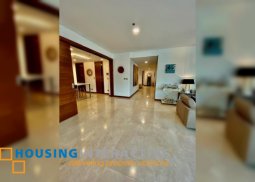 fully furnished 3br unit with parking for sale in two roxas triangle