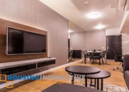 fully furnished 1br unit with balcony for lease in one maridien