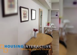 furnished studio unit for lease in kroma tower