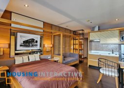fully furnished studio unit for lease in knightsbridge residences