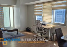 fully furnished 1br unit with parking for lease in verve residences