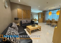 fully furnished 2br unit with parking for lease in the luxe residences