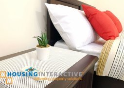 fully furnished studio condo unit for rent in mckinley hill