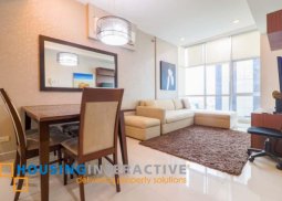 fully furnished 2br unit with parking for lease in sapphire residences