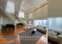 fully furnished bi-level 2br unit with parking for rent/sale in eton residences greenbelt