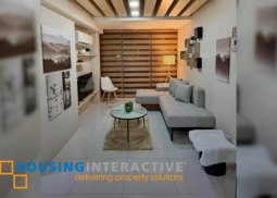 fully furnished 2br unit with parking for lease in uptown ritz residences