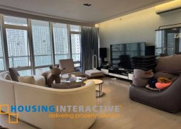 fully furnished 3br unit with balcny and parking for sale in proscenium residences