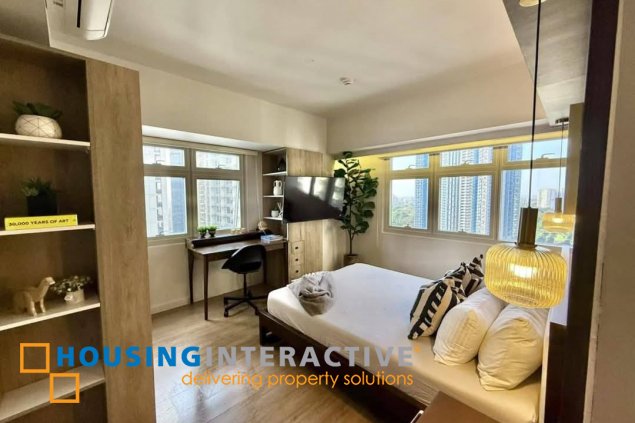 fully furnished 2br unit with parking for lease in verve residences