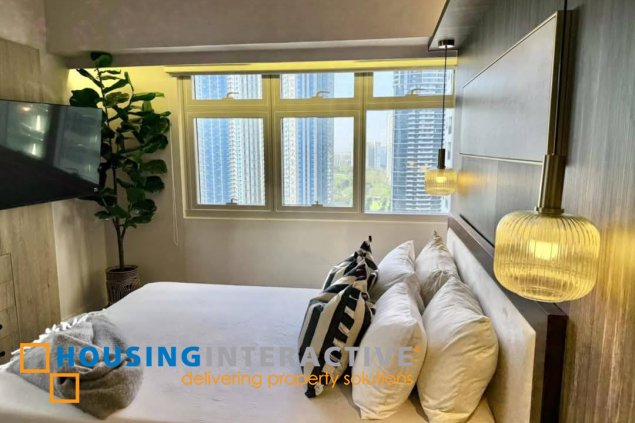 fully furnished 2br unit with parking for lease in verve residences
