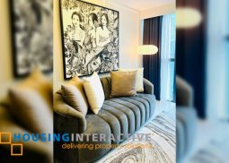 fully furnished 2br unit for lease in uptown ritz residences