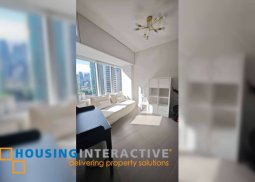 fully furnished 2br unit with balcony and parking for sale in proscenium residences