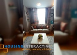 fully furnished 1br unit with parking for sale in park terraces